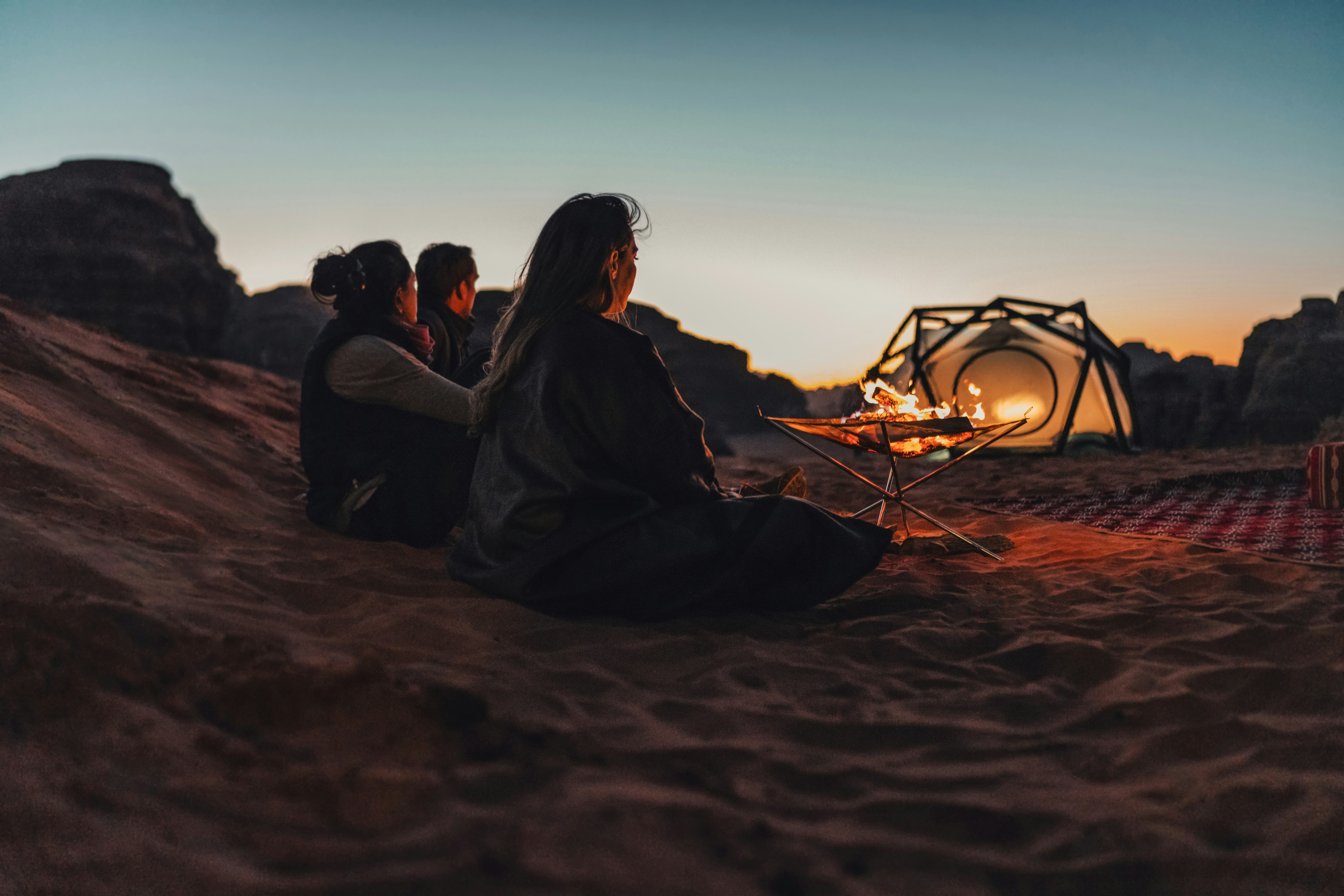 Camping in the Desert
